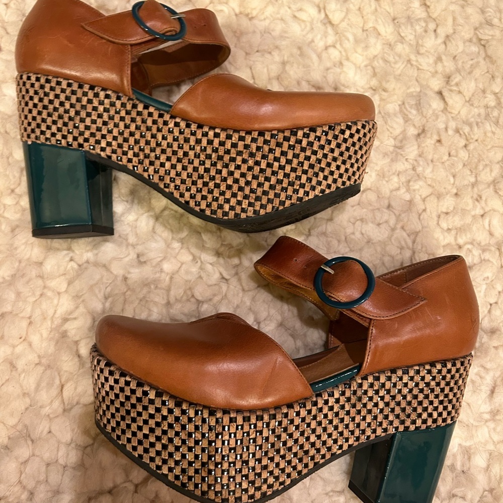John Fluevog AJ Ana Rita wedge Mary Jane